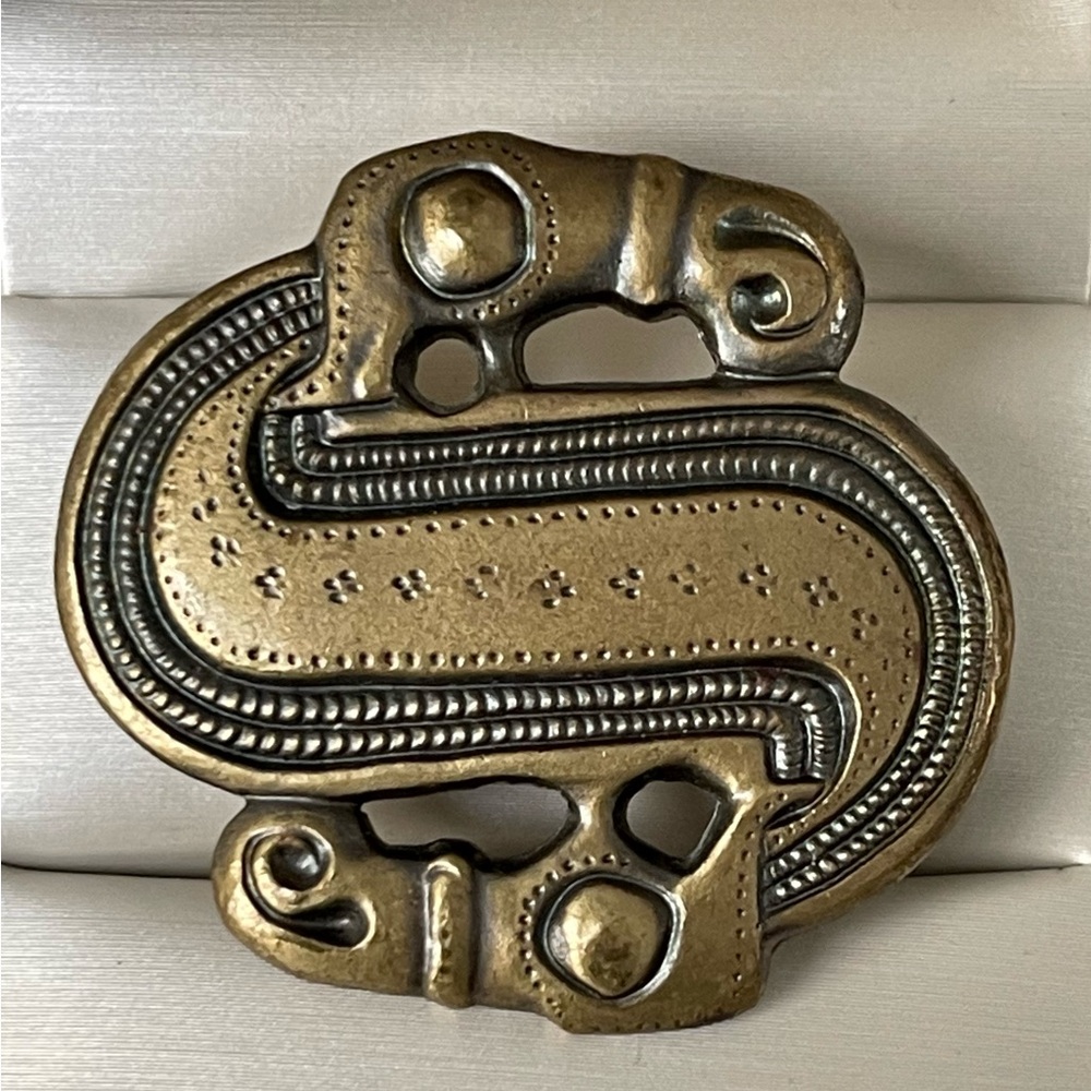 Scandinavian Viking Fibula Sporrong & Co Bronze Brooch